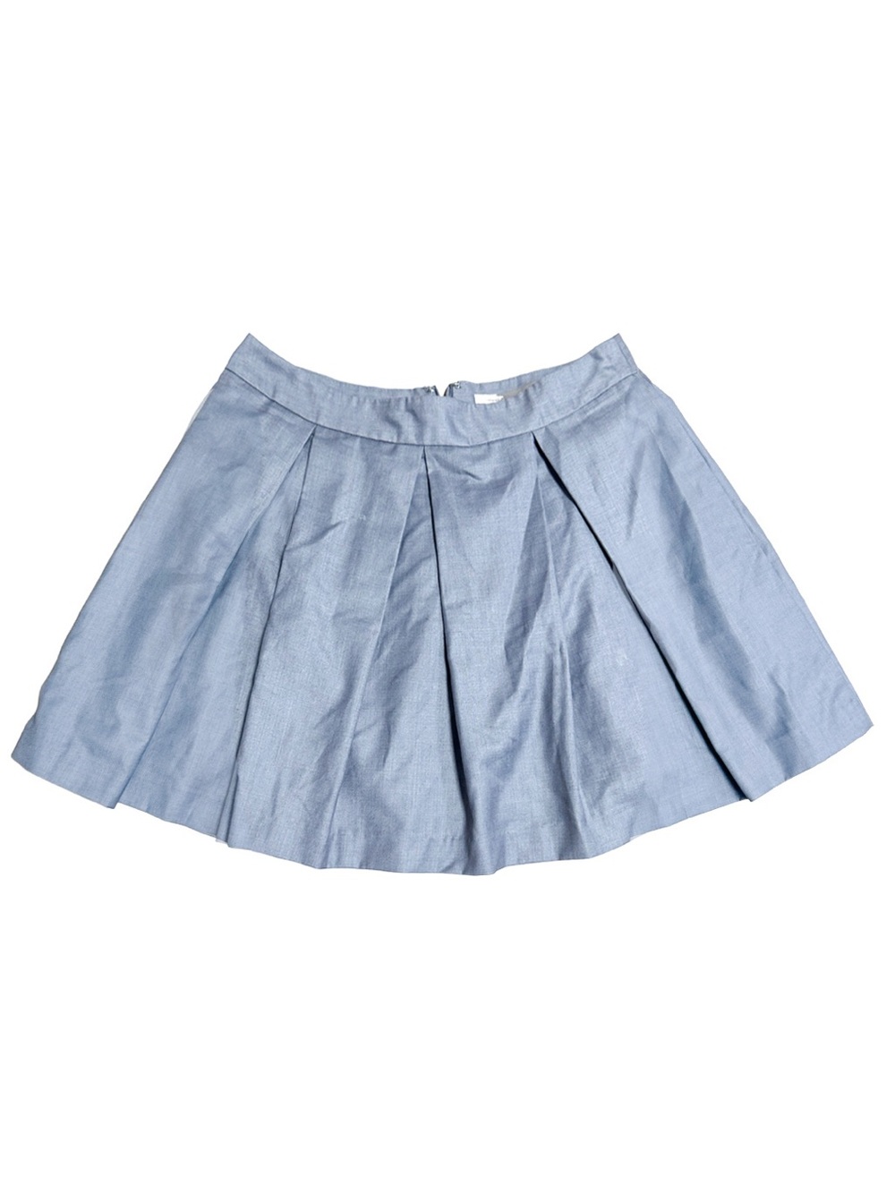 Forever 21 Soft Blue Pleated Mini Skirt Size S